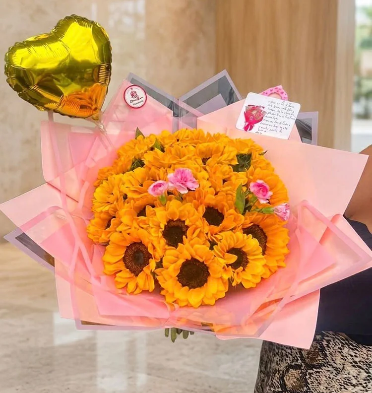 Ramo de 20 girasoles - Envio a domicilio - todo lima