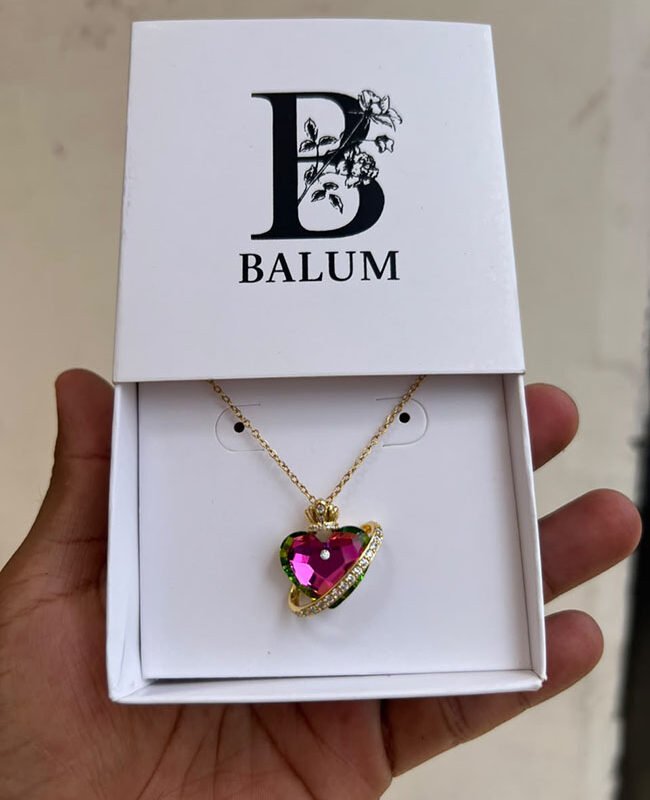 Collar Corazon eterno para mi novia